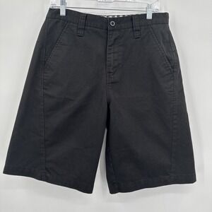 Rusty Y2K Chino‎ shorts mens size 30 Black Skater Surfer Long Vintage Grunge